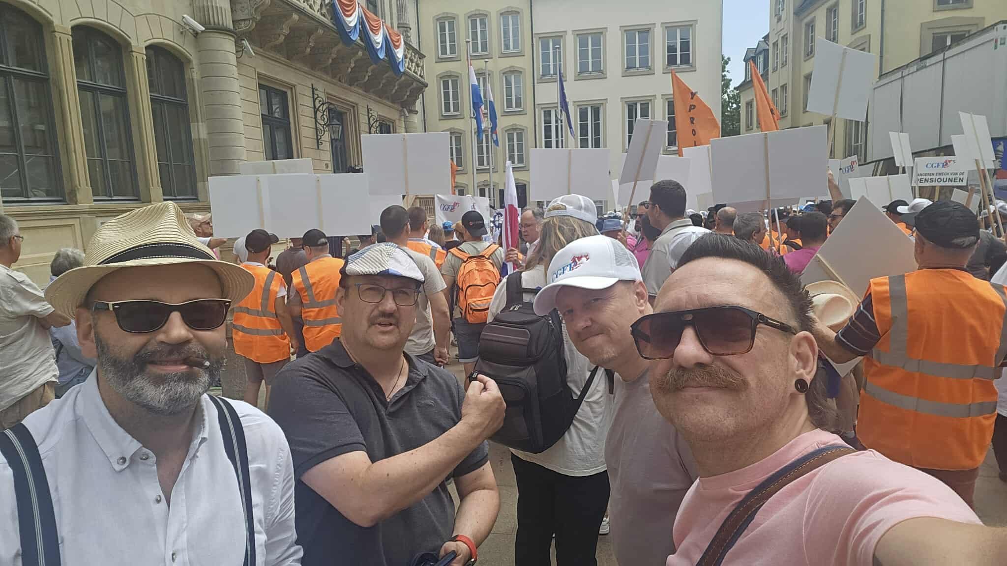 CGFP-Protestkundgebung gegen die Pensionsreform: „De soziale Fridden huet säi Präis!“